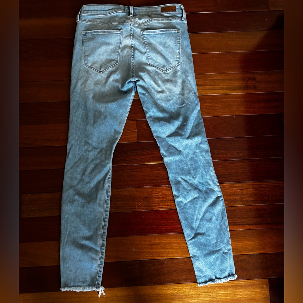 Women’s Abercrombie & Fitch Light Blue Harper Ankle Jeans - Picture 3 of 5